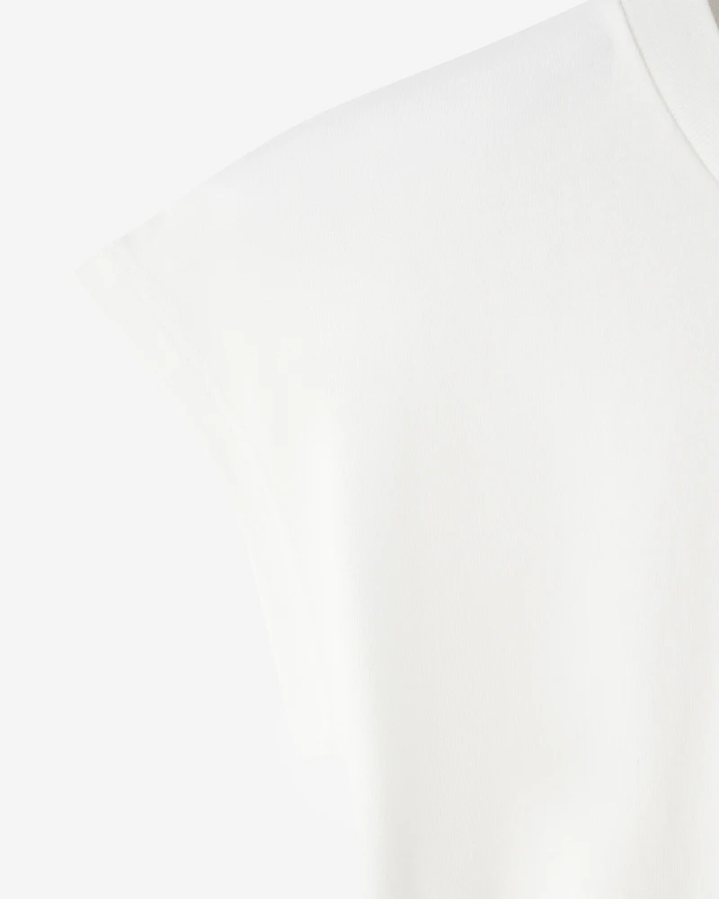 Girls Sleeveless Boxy T-Shirt