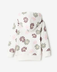 Chandail à capuchon et motif floral Roots Academy pour tout-petits