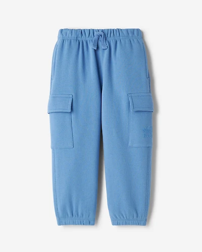 Pantalon cargo décontracté en molleton de coton bio Cooper pour tout-petits