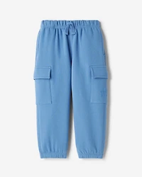 Pantalon cargo décontracté en molleton de coton bio Cooper pour tout-petits