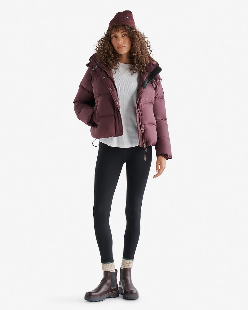 Blouson bouffant court en duvet Roots