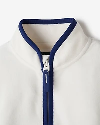Chandail sport à col demi-glissière en micromolleton pour tout-petits