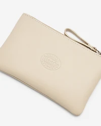 Pochette moyenne à glissière en cuir Nuage