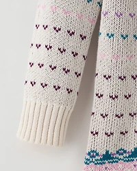 Girls Fair Isle Sweater Dress