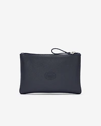 Grande pochette à glissière en cuir Cervino