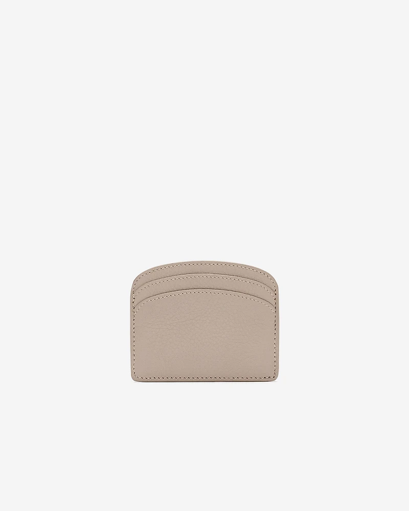 Porte-cartes en demi-lune en cuir Cloud
