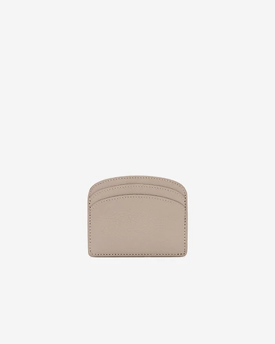 Porte-cartes en demi-lune en cuir Cloud
