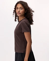 T-shirt sport à manches courtes en tricot