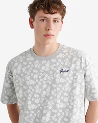 T-shirt à motif floral Roots