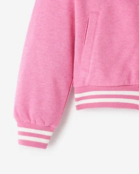 Girls Cooper Sparkle Varsity Jacket