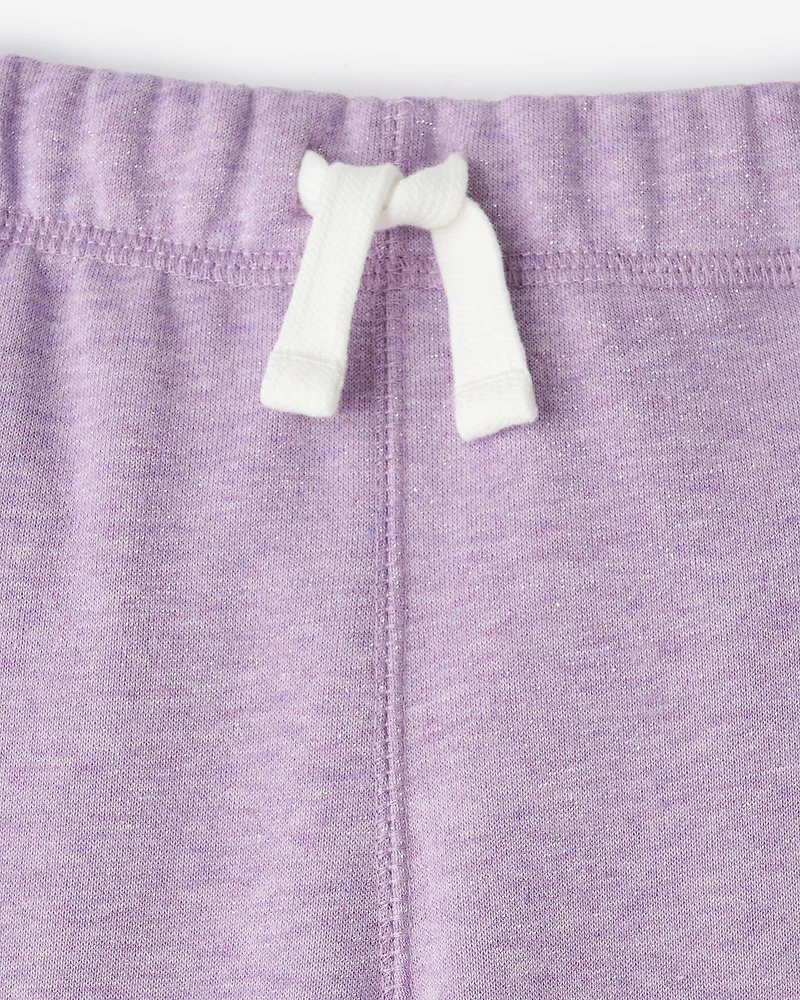 Pantalon original en molleton scintillant pour enfants