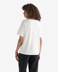 T-shirt décontracté en coton bio Cooper pour femme