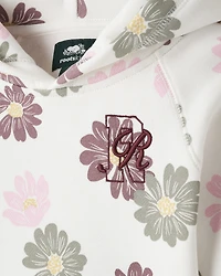 Chandail à capuchon et motif floral Roots Academy pour tout-petits