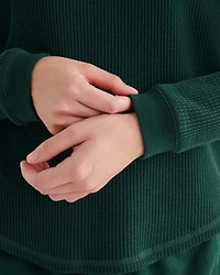 Waffle Long Sleeve Top