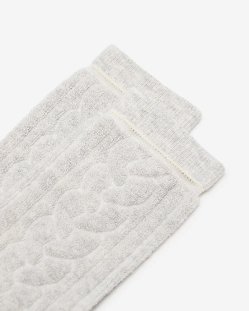 Chaussettes en tricot douillet pour adultes