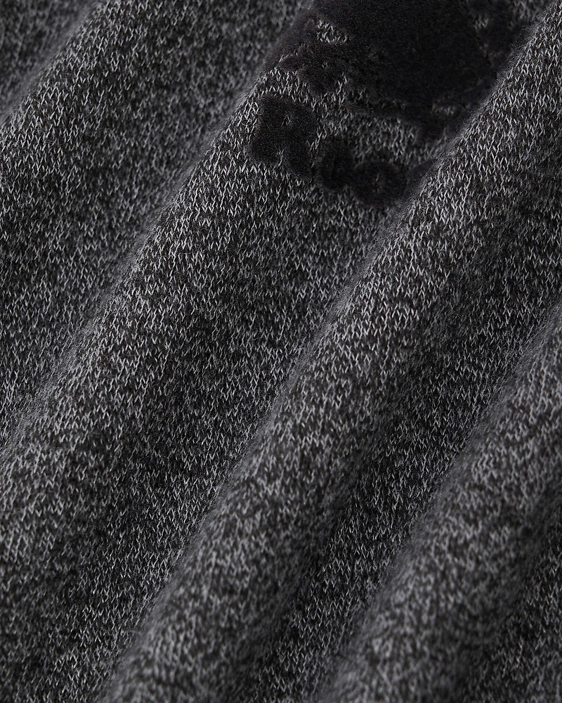 T-shirt poivré en coton bio pour hommes