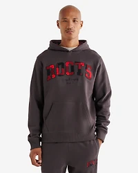 Plaid Applique Hoodie