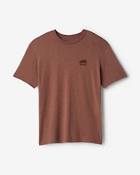 T-shirt poivré en coton bio pour hommes