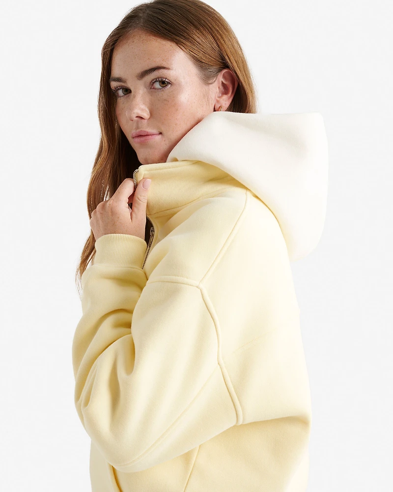 Chandail à demi-glissière en molleton Nuage Coupe Un