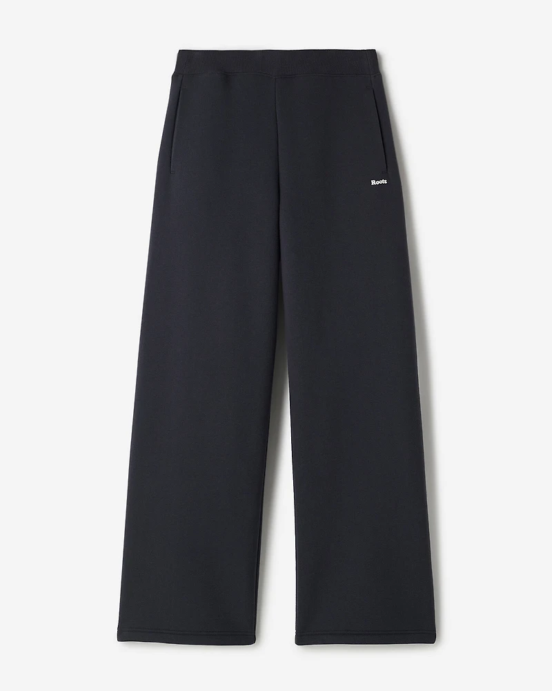 Pantalon en molleton Nuage à jambe droite