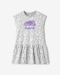 Robe à motif floral pour fille