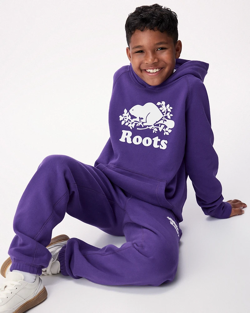 Pantalon original en molleton de coton bio Roots pour enfants
