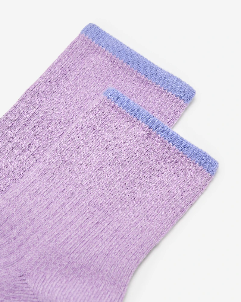 Socquettes en coton pour femme