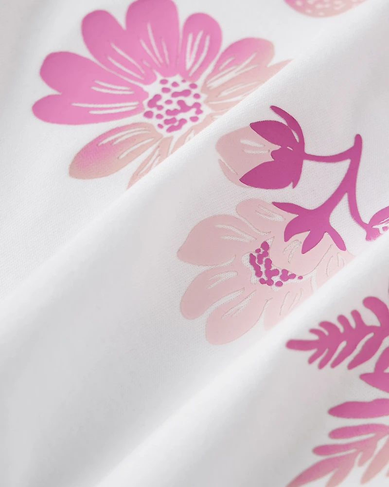 T-shirt à motif floral Olivia pour filles