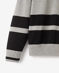 Cabin Relaxed Striped Crew Sweater