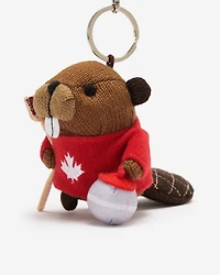 Porte-clés Castor joueur de curling