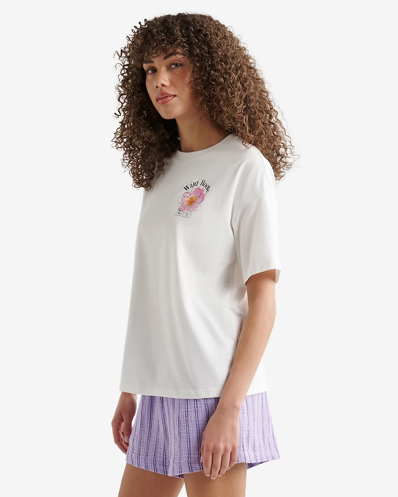 T-shirt Wild Roots pour femme