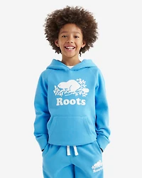 Chandail kangourou original à capuchon en coton bio pour enfants