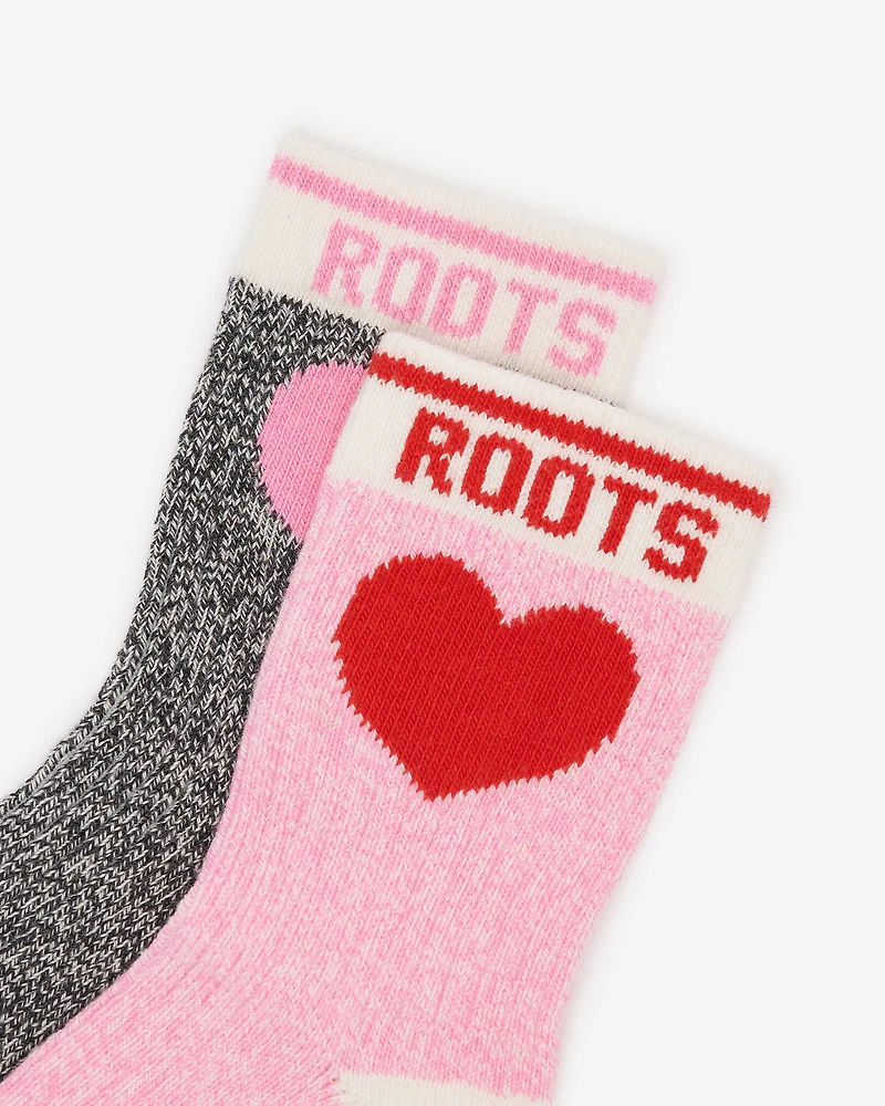 2 paires de chaussettes Amour pour tout-petits