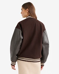 Blouson universitaire rétro Mathews