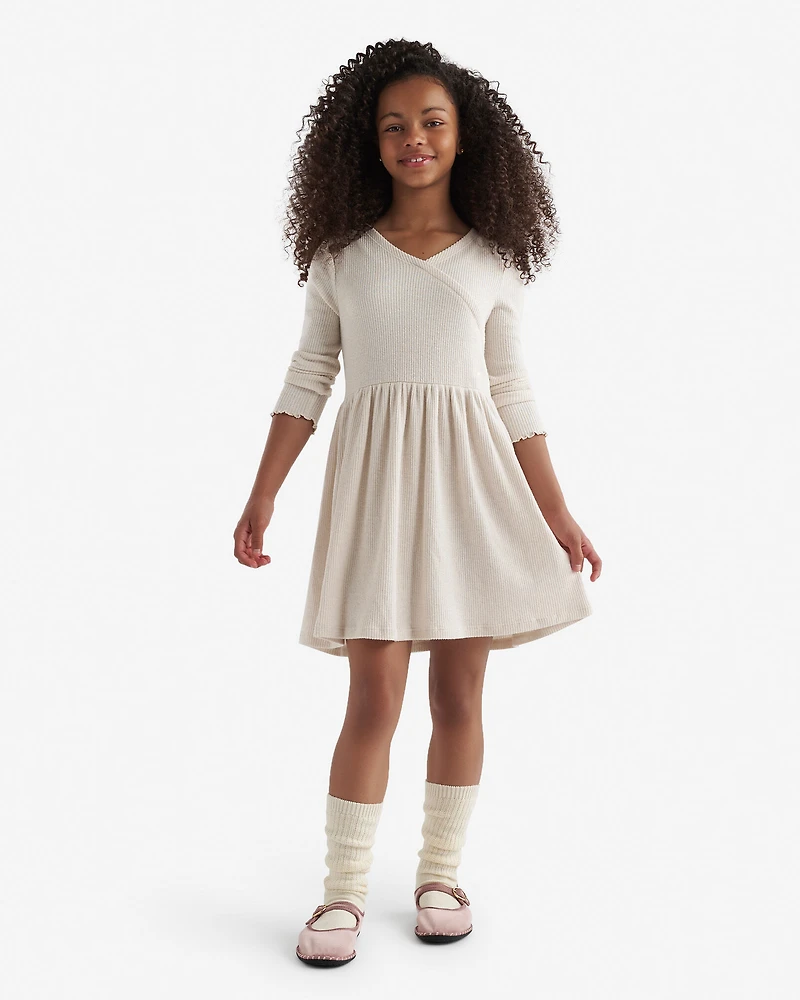 Girls Cooper Sparkle Rib Dress