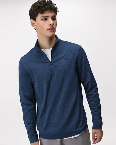 Active Textured Quarter Zip