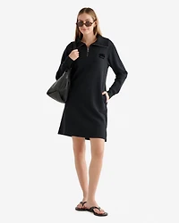 Organic Cooper Half Zip Dress
