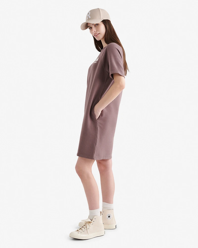 Organic Cooper Short Sleeve Sweat Dress