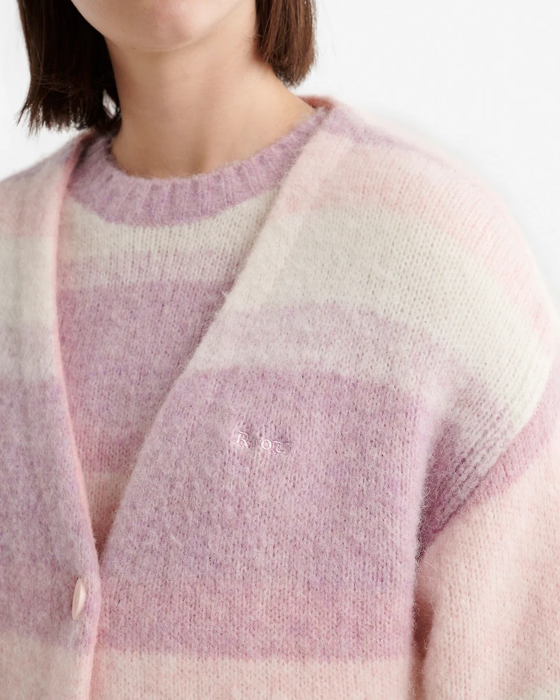 Cardigan en laine d'alpaga Aurora