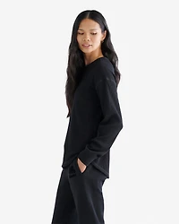 Waffle Long Sleeve Top