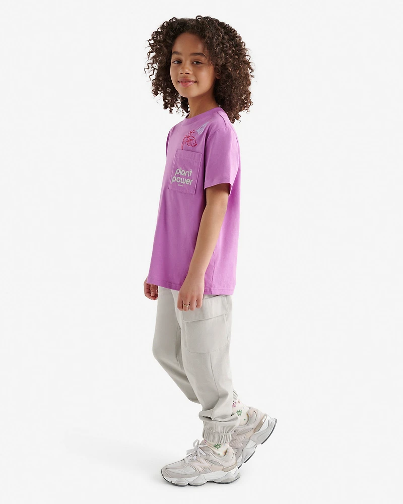 Pantalon cargo en jersey épais Cooper pour enfants