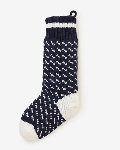 Falling Snow Stocking