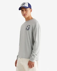 Mens Studio Graphic Long Sleeve T-Shirt