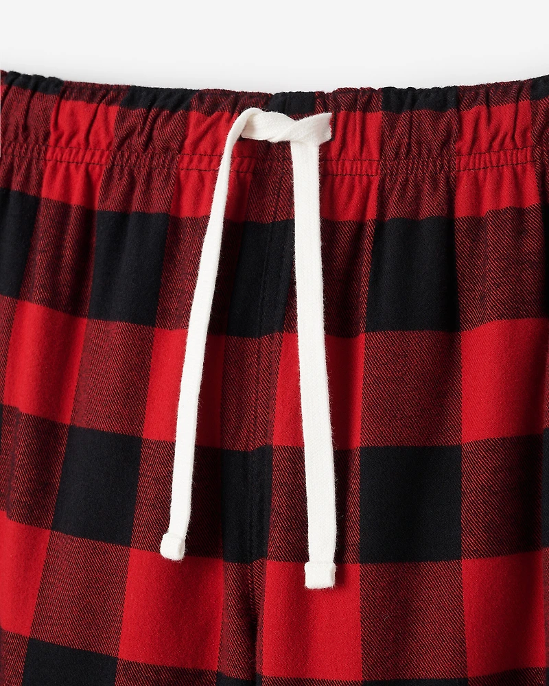 Womens Plaid Pajama Set