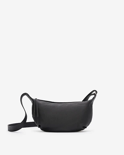 Sac croissant en cuir Nuage