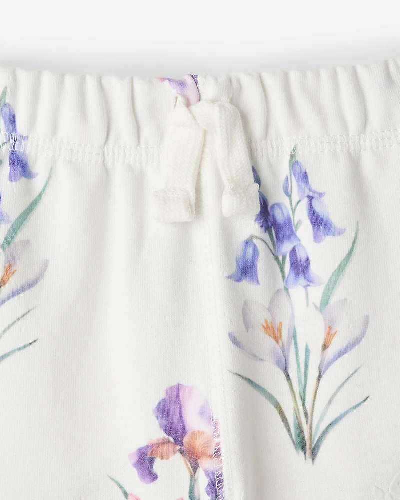 Short motif floral Cooper pour tout-petits