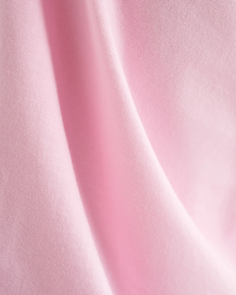 T-shirt à bordures contrastantes en coton bio Cooper pour femme