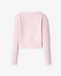 Girls Roots Signature Cardigan