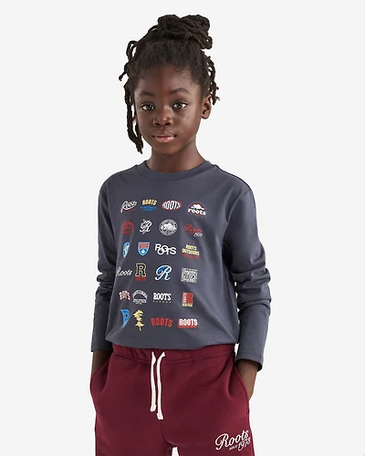 T-shirt imprimé à manches longues Légendes pour enfants