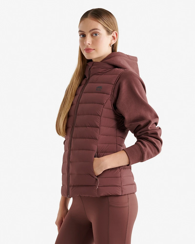 Veste en duvet compressible Roots
